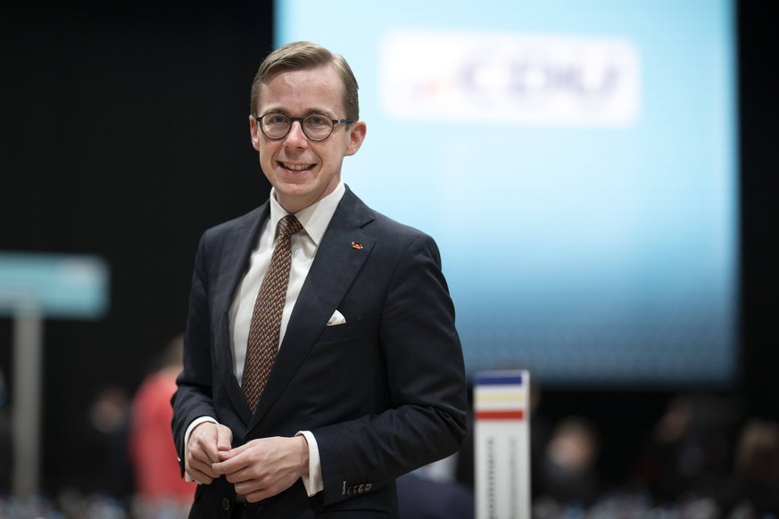 Philipp Amthor, CDU Grundsatzprogramm DEU, Deutschland, Germany, Berlin, 07.06.2024 Portrait Philipp Amthor , MdB der CDU , beim Parteitag mit der Diskussion zum neuen Grundsatzprogramm der CDU unter  ...