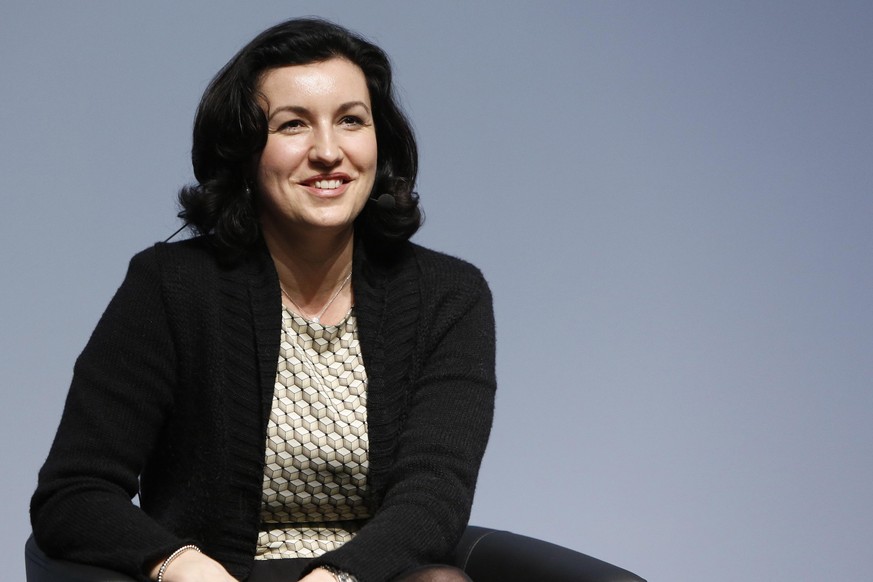 MUNICH, GERMANY - FEBRUARY 23: Dorothee Baer attends a panel discussion on digital business models at the IHK academy on February 23, 2015 in Munich, Germany. (Photo by Handout/Getty Images)