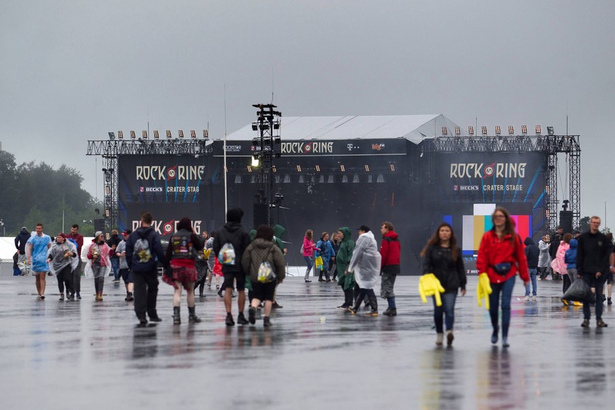 Nuerburg Rock am Ring 2018, Tag 1, 01.06.2018 Blick zur Crater-Stage Rock am Ring 2018 Tag 1 *** Nuerburg Rock am Ring 2018 Day 1 01 06 2018 View to Crater Stage Rock am Ring 2018 Day 1 Copyright: xEI ...