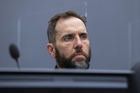 CORRECTS BYLINE TO PETER DEJONG, INSTEAD OF ROBIN VAN LONKHUIJSEN - FILE - Prosecutor Jack Smith waits for the start of the court session of Kadri Veseli's initial appearance at the Kosovo Specia ...