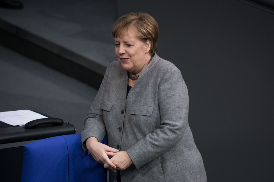 Angela Merkel im Bundestag (Archivbild).