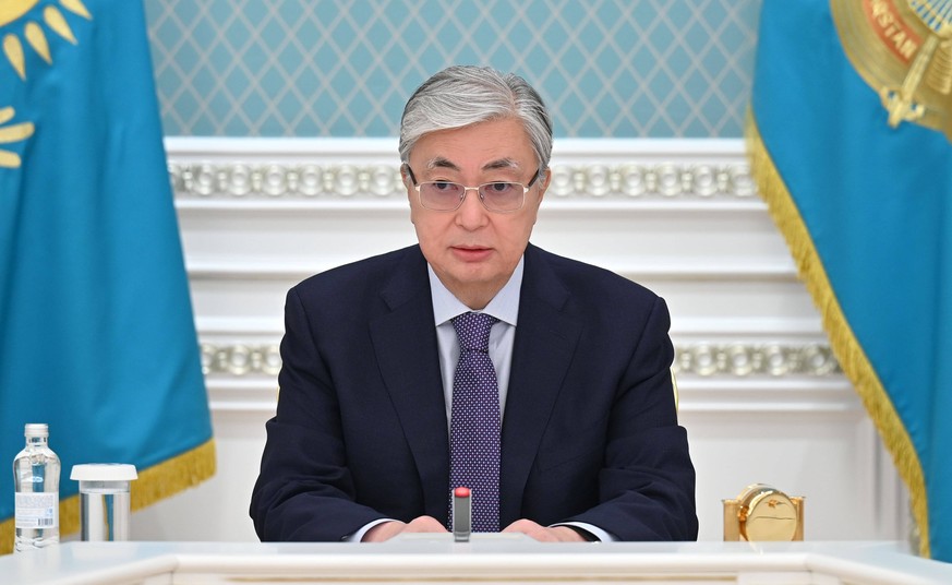 Präsident Kassym-Schomart Tokajew von Kasachstan, hier auf einem Bild vom 6. Januar.