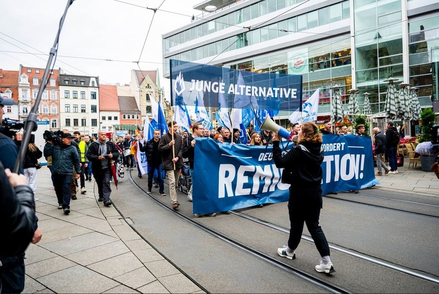 Die AfD lag bei den Wahlen in Thüringen und Sachsen bei Jungwähler:innen vorne. (Symbolbild).