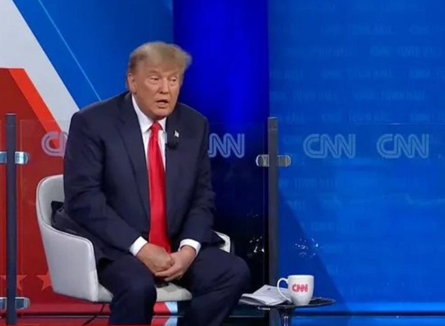 Der Auftritt Trumps spaltet die Mitarbeitenden bei CNN.