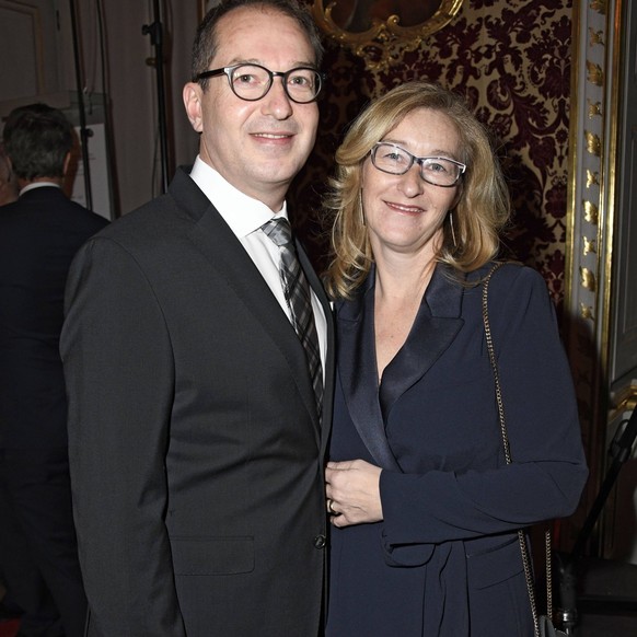 Alexander Dobrindt mit Gattin Tanja Käser beim Neujahrsempfang des Bayerischen Ministerpräsidenten in der Residenz. München, 11.01.2019 *** Alexander Dobrindt with his wife Tanja Käser at the New Year ...