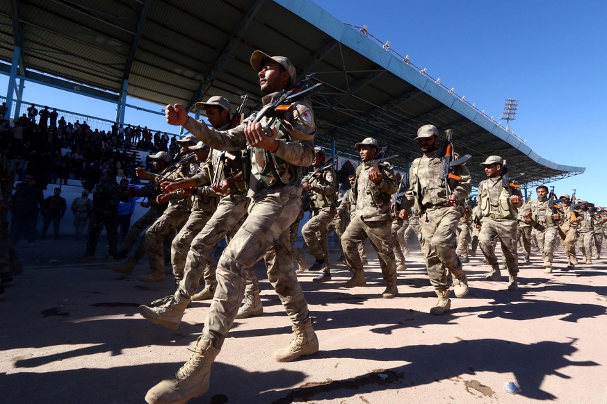 FILE PHOTO: Syrian Democratic Forces (SDF) celebrate the first anniversary of Raqqa province liberation from ISIS, in Raqqa, Syria October 27, 2018. REUTERS/Aboud Hamam/File Photo