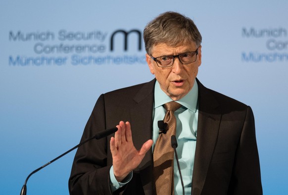 Bill Gates bei der Münchner Sicherheitskonferenz 2017