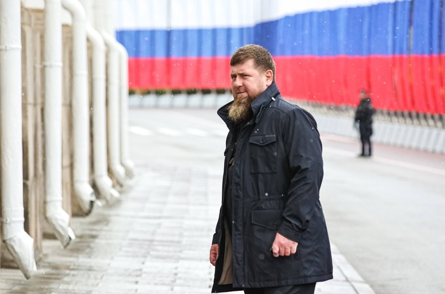 RUSSIA, MOSCOW - MAY 7, 2024: Chechnya s Head Ramzan Kadyrov arrives at the Grand Kremlin Palace for an inauguration ceremony for Russia s President Vladimir Putin. Mikhail Tereshchenko/POOL/TASS PUBL ...