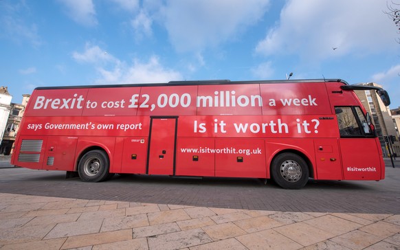 Die große Brexit-Lüge mit den 350 Millionen für das Gesundheitswesen.