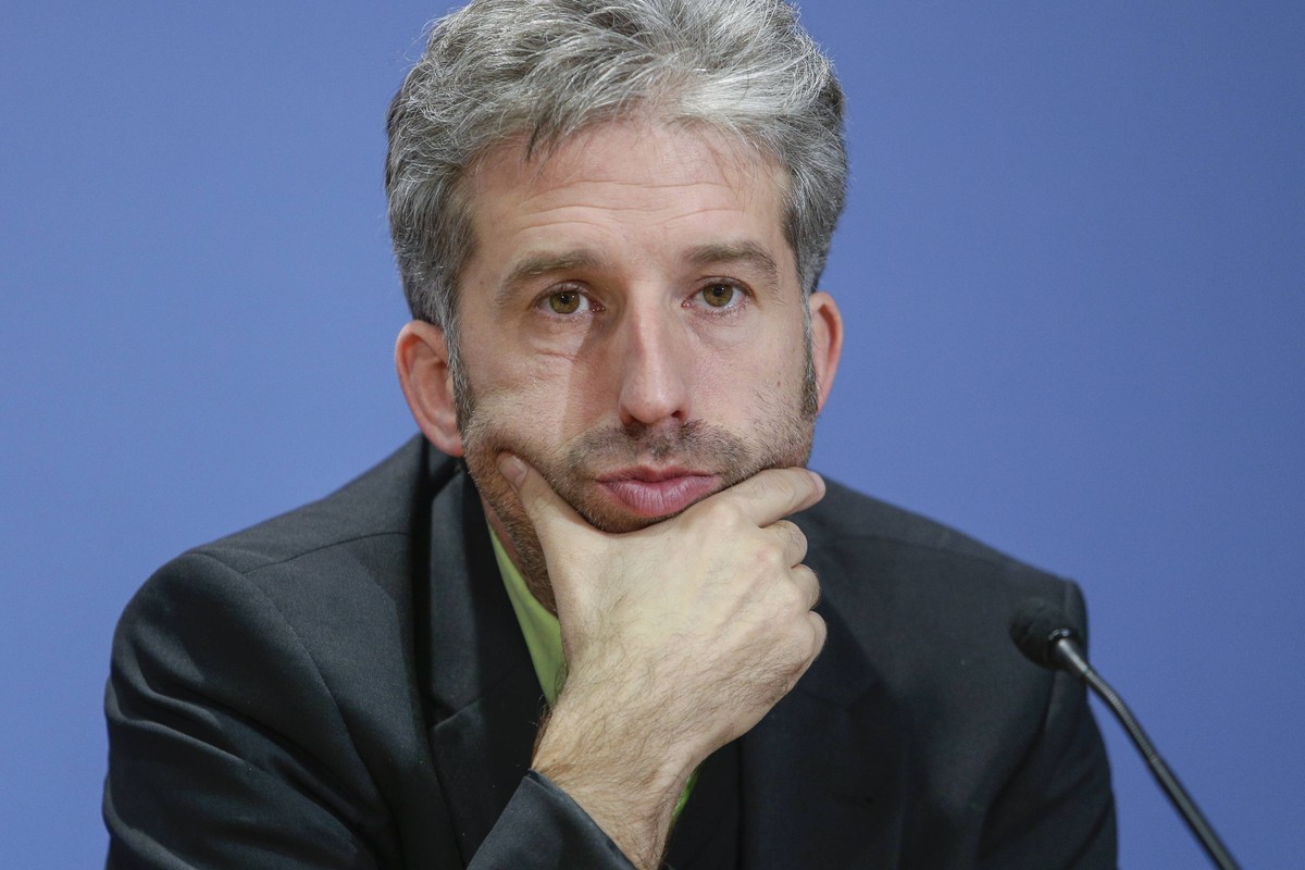 22.11.2018, Berlin, Deutschland - Buchvorstellung Gehts noch Deutschland, von TV-Moderator Claus Strunz. Foto: Boris Palmer, BUENDNIS 90/DIE GRUENEN, Oberbuergermeister von Tuebingen, anlaesslich der ...