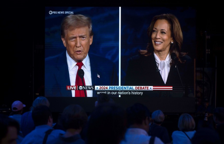 Donald Trump und Kamala Harris kämpfen um den Einzug ins Weiße Haus.