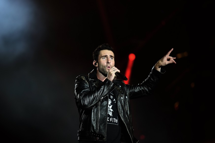 Adam Levine wird mit seiner Band Maroon 5 auftreten.