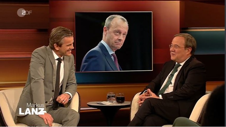 Armin Laschet am Mittwochabend bei "Markus Lanz".