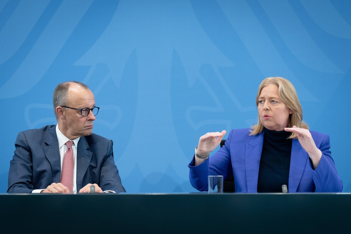 Pressestatement, Bundeskanzleramt Pressestatement, Bundeskanzler, Friedrich Merz, CDU, B