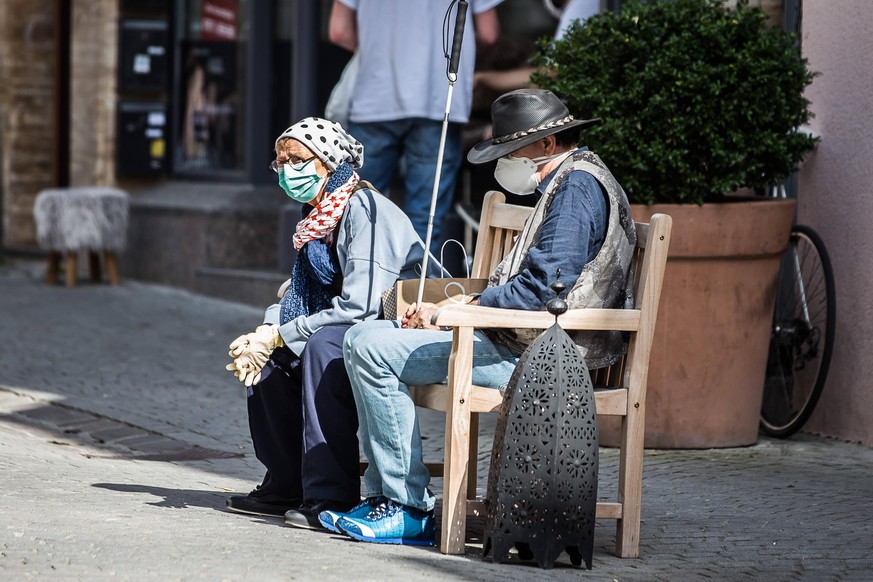 Tuebingen Corona Lockerungen, Auflagen, Tuebingen, Altstadt, 9.5.2020, *** Tuebingen Corona Relaxation, conditions, Tuebingen, old town, 9 5 2020, Copyright: xbin/Eibner-Pressefotox EPbin