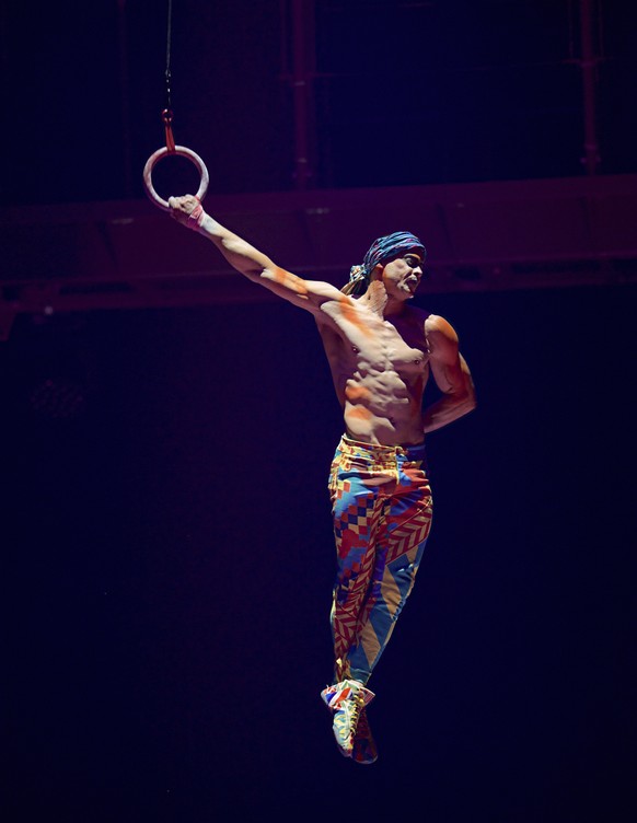 Yann Arnaud bei einer Show des Cirque du Soleil in Toronto.