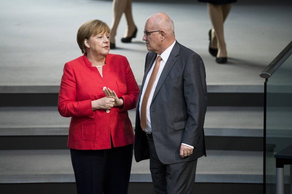 Angela Merkel und Volker Kauder&nbsp;