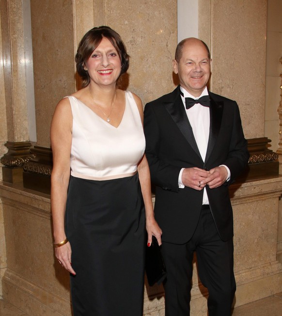 Olaf Scholz und seine Frau Britta Ernst, die seit 2017 Bildungsministerin in Brandenburg ist.