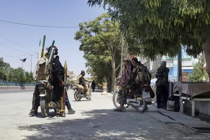 dpatopbilder - 12.08.2021, Afghanistan, Gasni: Anh