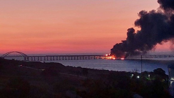 Krim-Brücke Anschlag 8. Oktober 2022