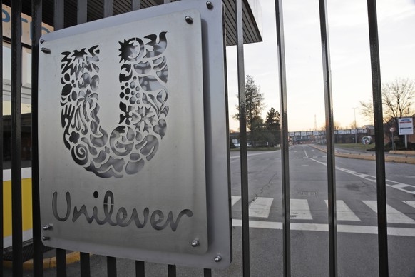 Das Werkstor von Unilever in Casalposterlengo.