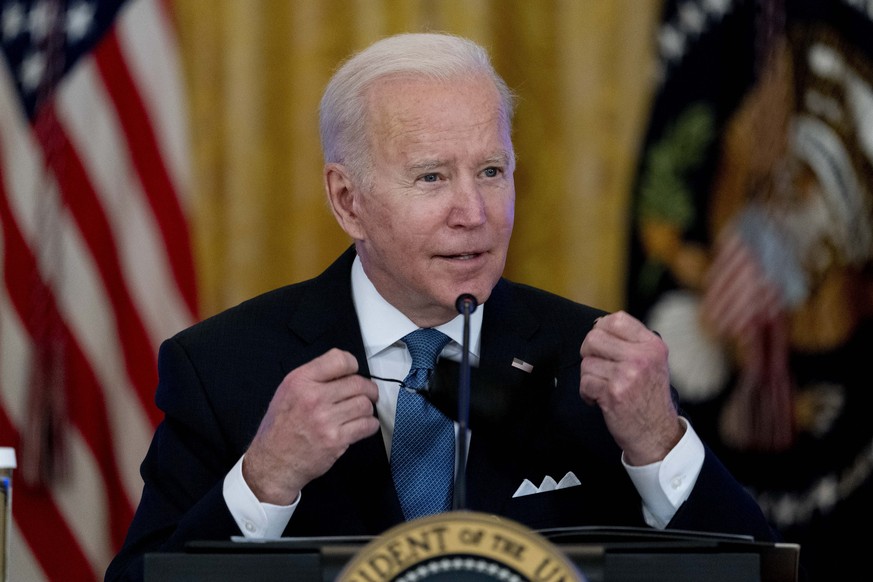 Präsident Joe Biden will bald US-Truppen nach Osteuropa verlegen.