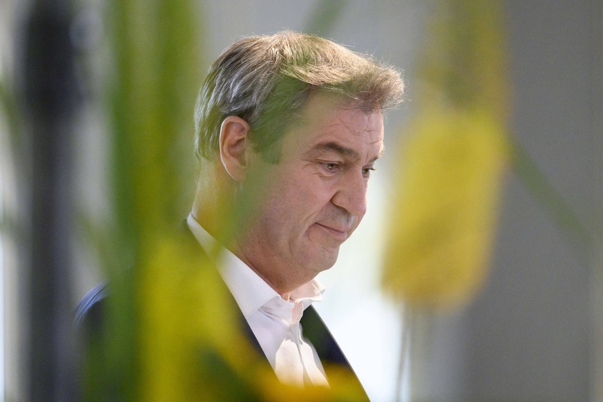 Bayerns Ministerpräsident Markus Söder CSU beim Staatsehrenpreis für das bayerische Metzgerhandwerk 2023 im Hubertussaal auf Schloss Nymphenburg. München, 28.06.2023 Bayern Deutschland *** Bavarias Pr ...