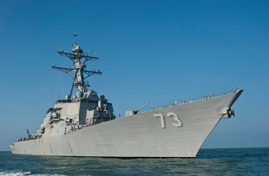 March 27, 2008 - Chittagong, Bangladesh - The U.S. Navy Arleigh Burke-class guided-missile destroyer USS Decatur steams underway September 20, 2012 in Chittagong, Bangladesh. Chittagong Bangladesh PUB ...