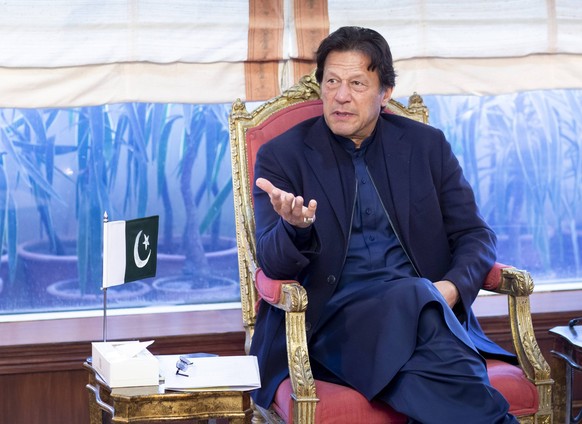Imran Khan , Ministerpraesident der Islamischen Republik Pakistan. Islamabad / Pakistan 12.03.2019 Islamabad Pakistan *** Imran Khan Prime Minister of the Islamic Republic of Pakistan Islamabad Pakist ...