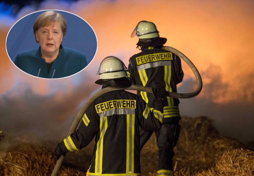 Angela Merkel wollte kürzlich Feuerwehrleuten aus ihrem Wahlkreis auf Rügen persönlich danken. Doch der Mann am Telefon glaubte an einen Scherzanruf.