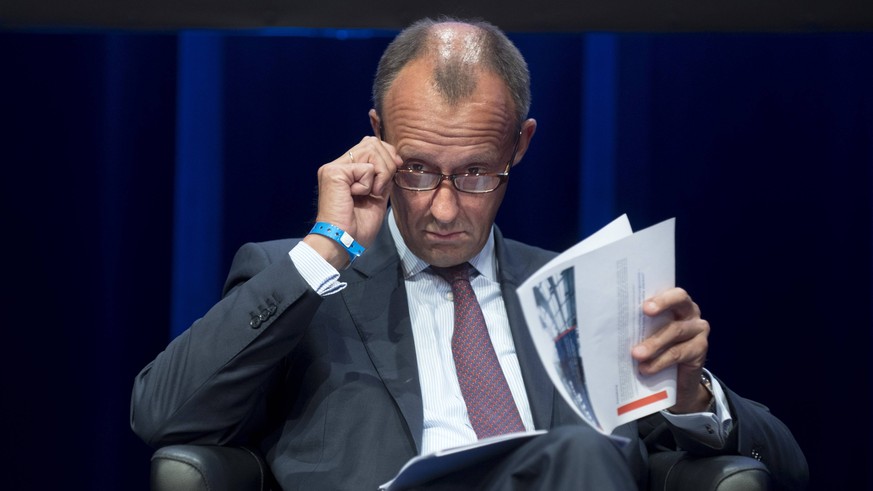 Friedrich Merz, Wirtschaftsrat CDU DEU, Deutschland, Germany, Berlin, 12.06.2018 Friedrich Merz, Vorsitzender der Atlantik-Bruecke, beim Wirtschaftsrat CDU auf dem Wirtschaftstag 2018 unter dem Motto  ...