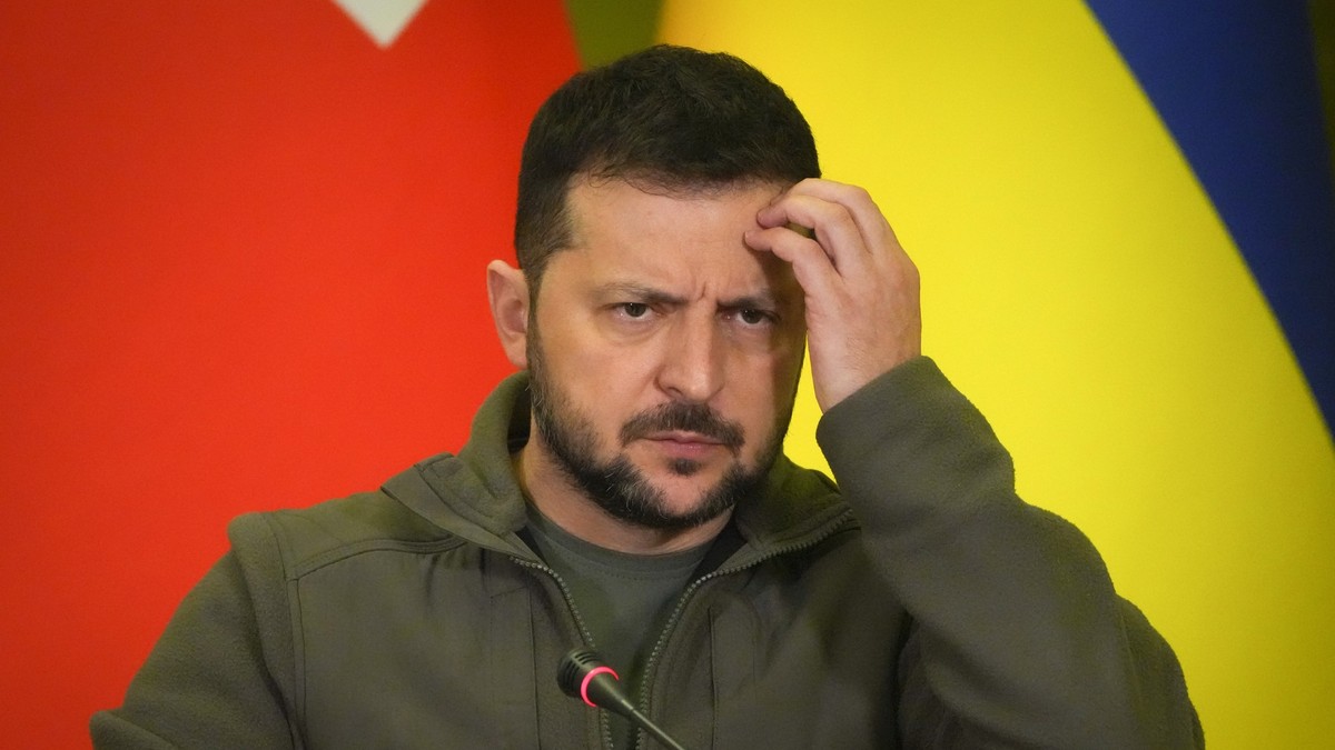 20.10.2022, Ukraine, Kiew: Wolodymyr Selenskyj, Pr