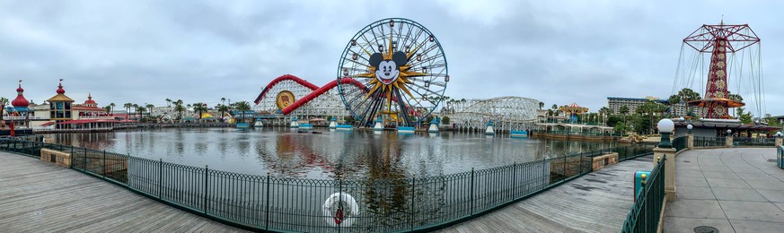 June 28, 2019 - Anaheim, California, U.S. - Pixar Pier is celebrating its year anniversary at Disney California Adventure in Anaheim, CA, on Friday, June 28, 2019. Anaheim U.S. PUBLICATIONxINxGERxSUIx ...