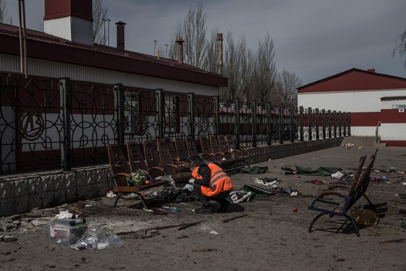 In Kramatorsk wurden ukrainischen Angaben zufolge mindestens 52 Menschen getötet.