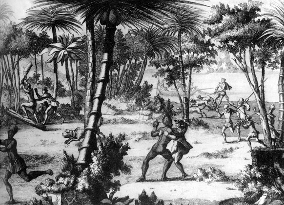 The Spanish were the first Europeans to transport African slaves to the New World on islands such as Cuba and Hispaniola now the Dominican Republic and Haiti. They were soon followed by the Portuguese ...