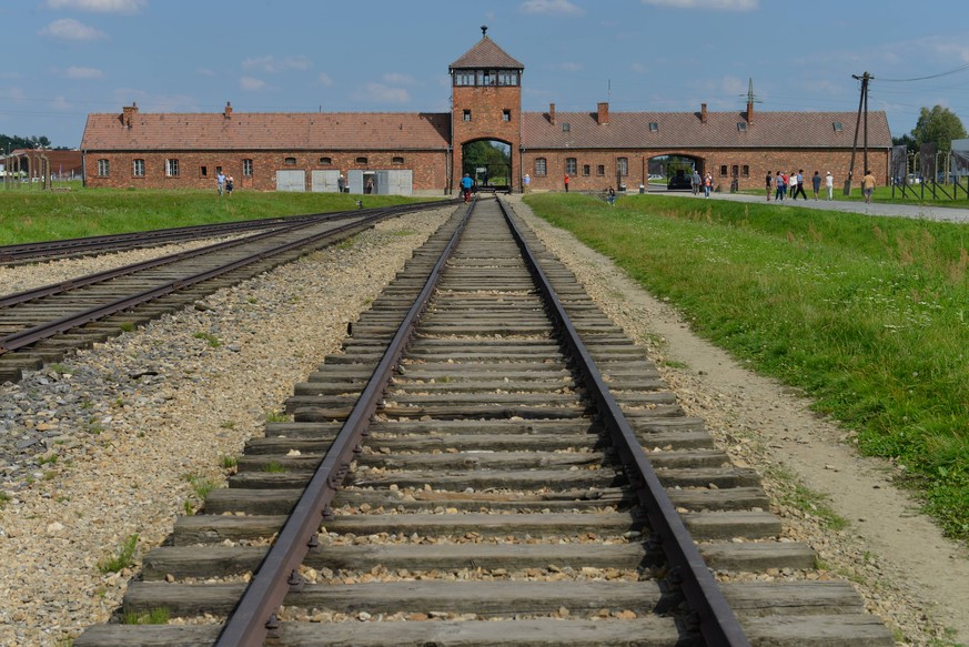 Gleise, Torhaus, Konzentrationslager, Auschwitz-Birkenau, Auschwitz, Polen Gleise Torhaus Konzentrationslager Auschwitz-Birkenau Polen

Tracks Gatehouse Concentration camps Auschwitz Birkenau Auschw ...