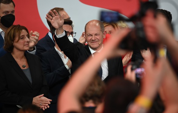 Haben länger auf sich warten lassen: Olaf Scholz und die SPD-Spitze.