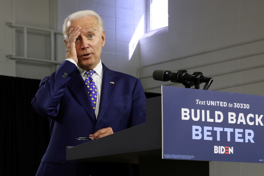 FILE PHOTO: FILE PHOTO: Democratic presidential candidate and former Vice President Joe Biden speaks about his plans to combat racial inequality at a campaign event in Wilmington, Delaware, U.S., July ...