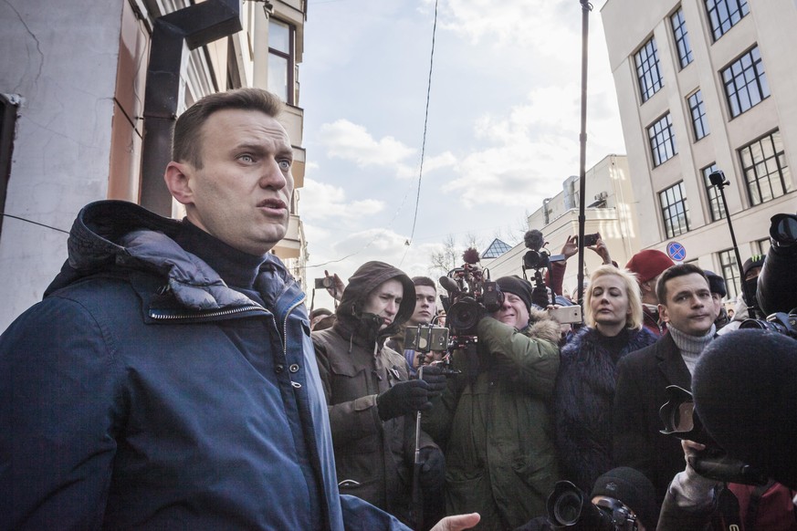 Oppositionspolitiker Alexei Nawalny wurde am Montag zu 30 Tagen Haft verurteilt. 