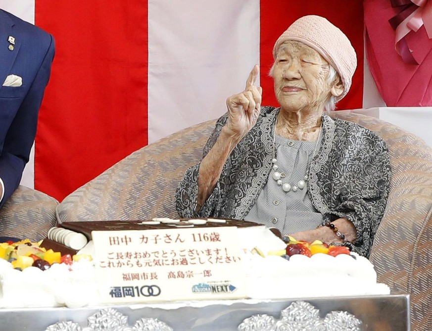 Kane Tanaka ist jugendliche 116 Jahre alt.