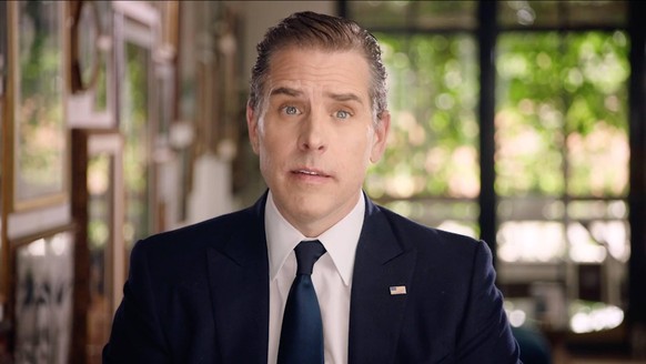 In this image from the Democratic National Convention video feed, Hunter Biden makes remarks introducing his Dad, former United States Vice President Joe Biden, on the last night of the convention on  ...