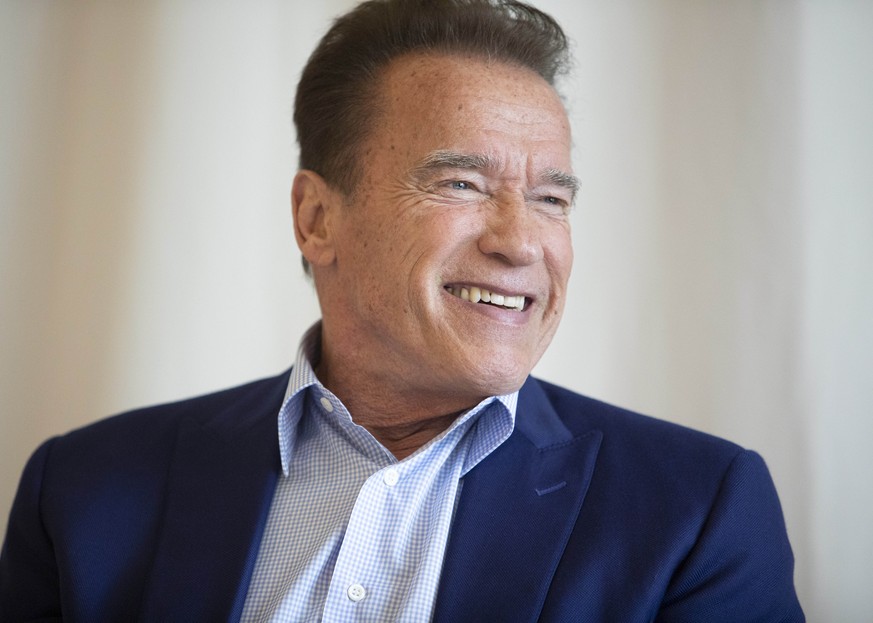 October 11, 2019, Hollywood, CA, USA: ARNOLD SCHWARZENEGGER promotes the upcoming movie Terminator Dark Faith at Fox Studios Hollywood USA PUBLICATIONxINxGERxSUIxAUTxONLY - ZUMAg203 20191011zapg203029 ...