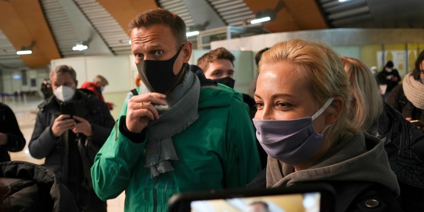 Am Sonntag kehrte Alexej Nawalny nach Russland zurück und wurde gleich nach seiner Landung festgenommen.