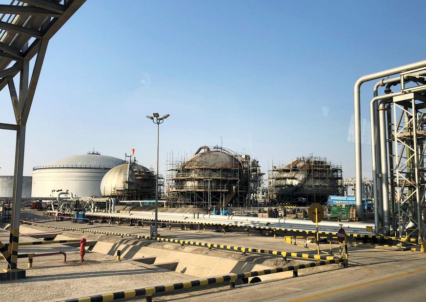 A general view of the damaged site of Saudi Aramco oil facility in Abqaiq, Saudi Arabia, September 20, 2019. REUTERS/Stephen Kalin