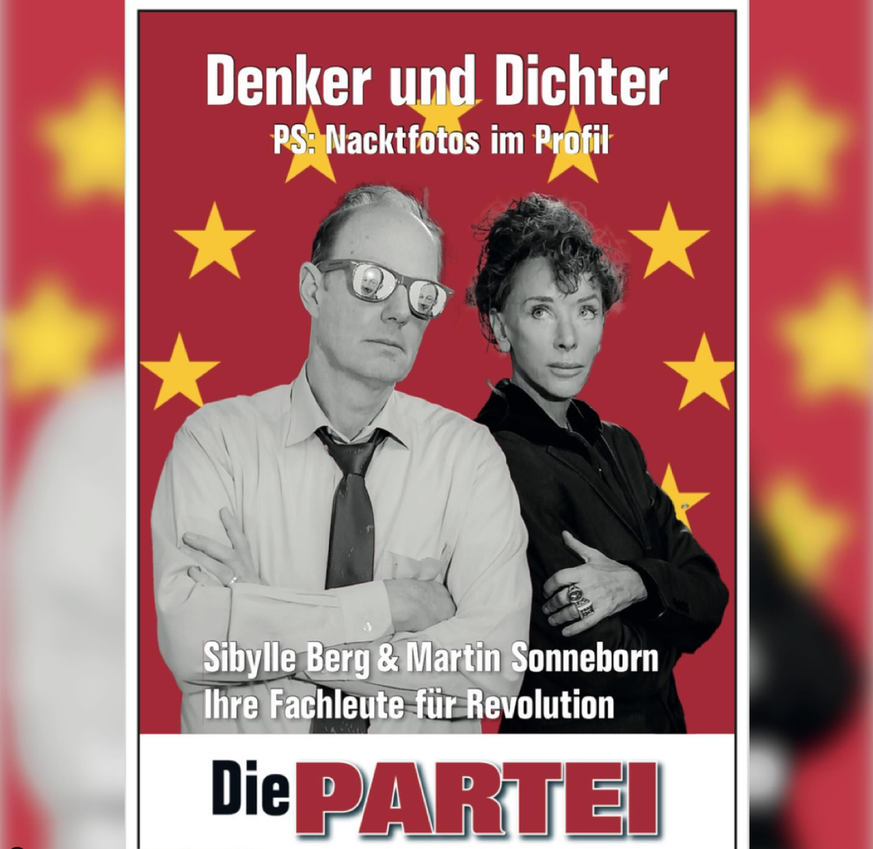 Die Partei provoziert mit ihren Wahlplakaten.