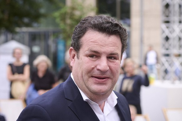 Berlin, Tag der offenen Tür der Bundesregierung Hubertus Heil Bundesminister für Arbeit und Soziales, SPD im Rahmen des Tags der offenen Tür der Bundesregierung am 20.08.2022 im Bundesministerium für ...