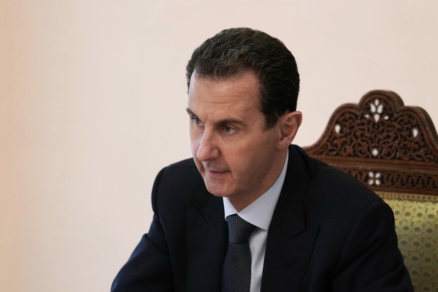 Baschar al-Assad, Präsident von Syrien, nimmt an einem Treffen der Baath-Partei teil.