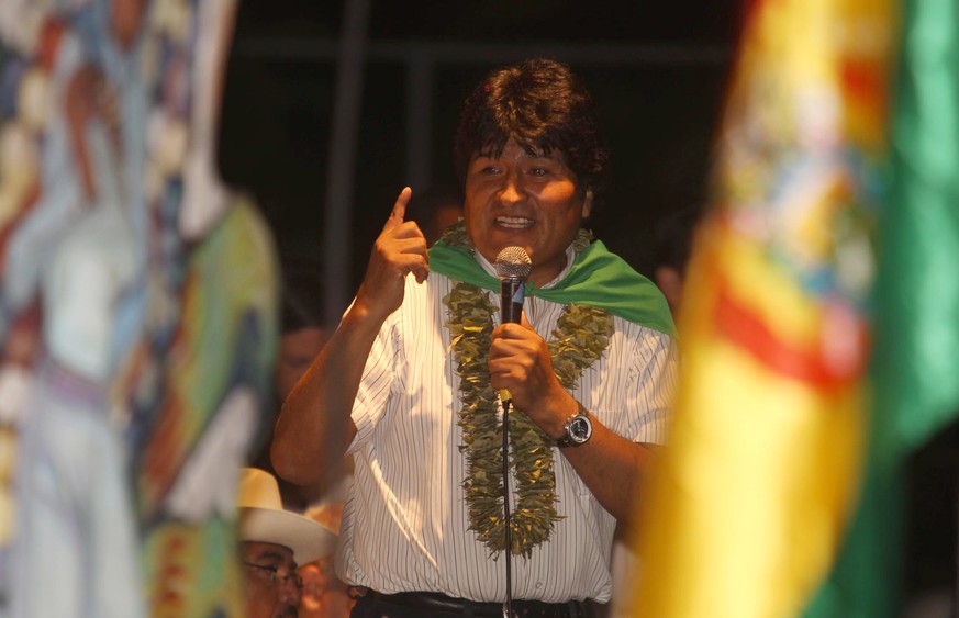 November 10, 2019: EUM20191110POL05.JPG.CIUDAD DE MEXICO Politics/Politica-Bolivia-Morales.- Este domingo 10 de noviembre de 2019, el presidente de Bolivia, Evo Morales en imagen de archivo, diciembre ...