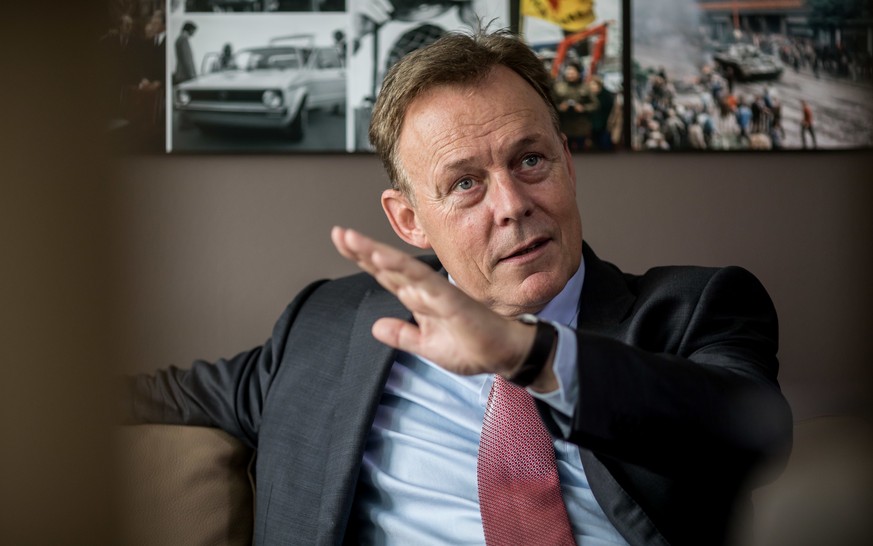 Thomas Oppermann, der Fraktionsvorsitzende der SPD im Deutschen Bundestag, aufgenommen am 04.07.2017 in Berlin. Foto: Michael Kappeler/dpa | Verwendung weltweit