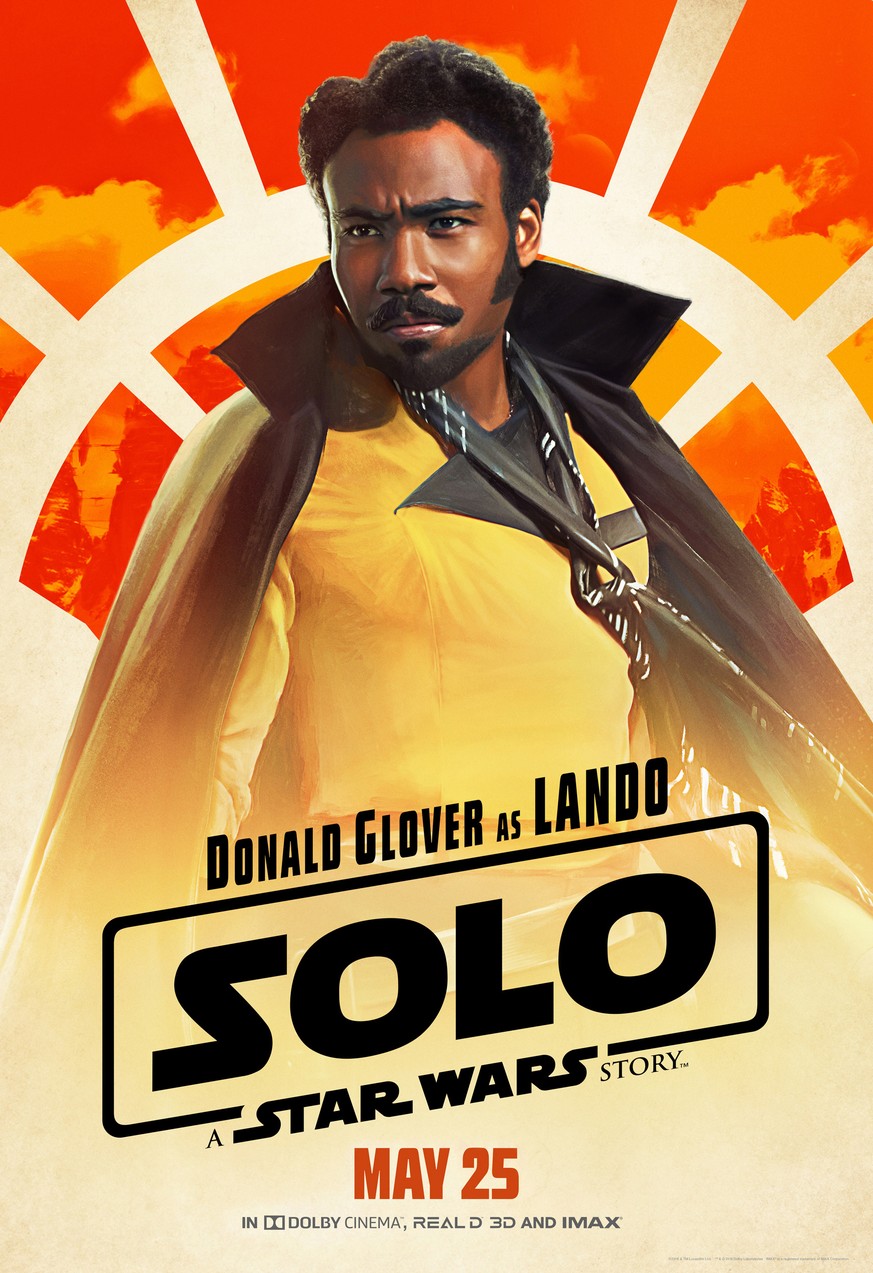 Donald Glover spielt den pansexuellen "Lando" im neuen Star Wars Film.
